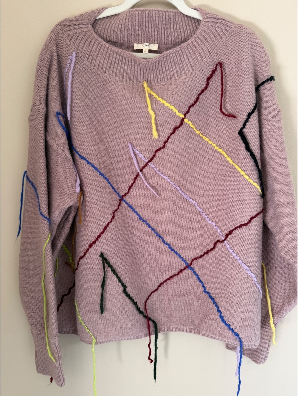 M Easel oversized stretchy sweater